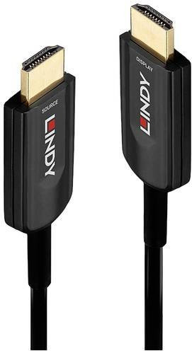 Lindy Ultra High Speed HDMI Kabel Hybrid Kupfer/Kohlefaser Schwarz 20 m mit Active Optical Cable (AOC) für 8K 60 Hz und 4K 120 Hz - Bild 2