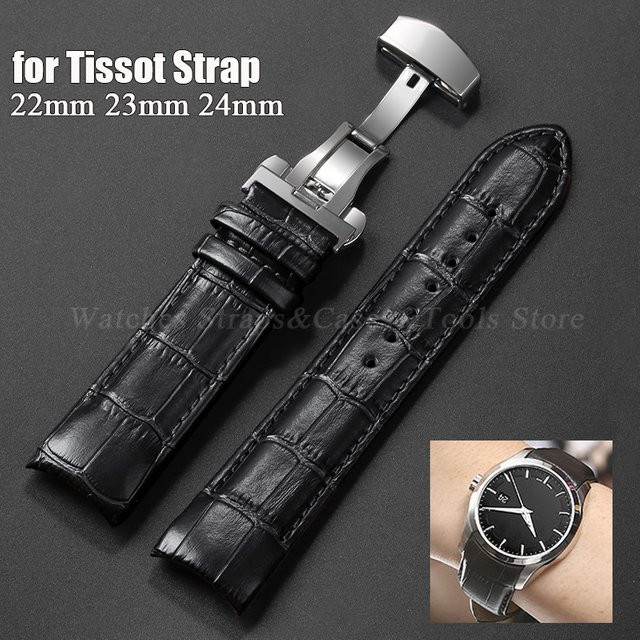 Tissot Uhrenarmband Kalbsleder, Schwarz, Herren - Bild 1