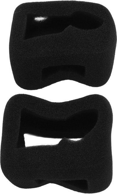 2 Stück DJI Windschutz Gehäuse aus Schaumstoff für Osmo Action 5 Pro, Action 4 und Action 3 in Schwarz - Bild 1