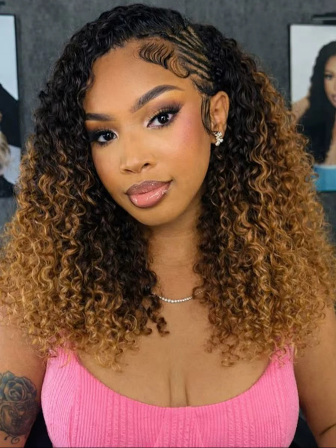 WOWANGEL Deep Wave Crochet Hair Echthaarverlängerungen, 14-24 Zoll, Damen - Bild 7