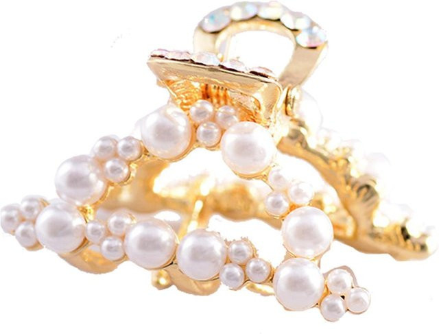 Haarspange Strass, Perle, Damen, Mädchen - Bild 1
