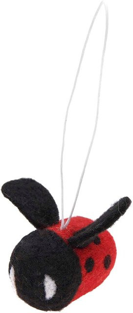 Rico Design Filz-Marienkäfer zum Hängen, Rot, B/T/H: 6,5 x 6,5 x 6,5 cm - Bild 1