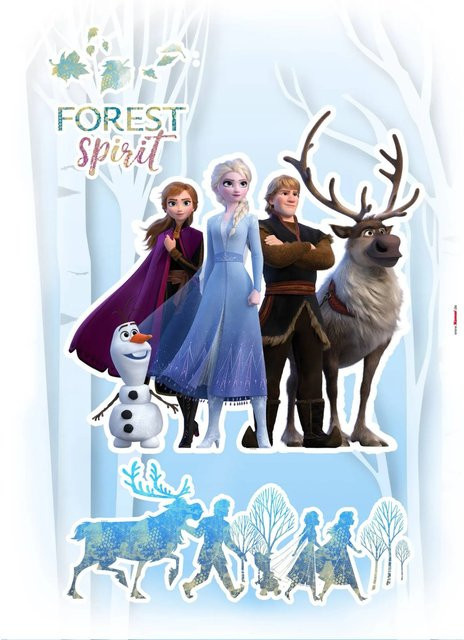 Komar Deko-Sticker Forest Spirit, Mehrfarbig, B: 50 cm x H: 70 cm - Bild 1