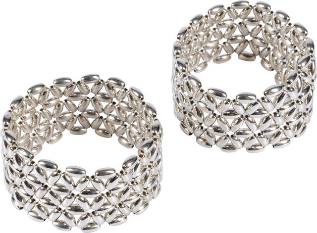 wedolina Ärmel-Raffer Elegance, Unisex, 2 Stück - Bild 1