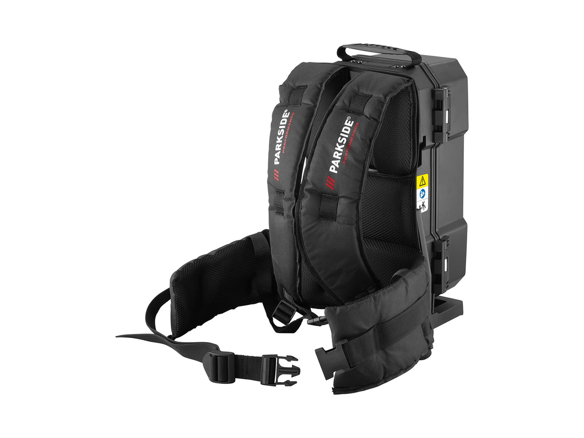 Parkside Performance Akku-Rucksack PPRA 20 A1 in Schwarz, ohne Akku und Ladegerät - Bild 3