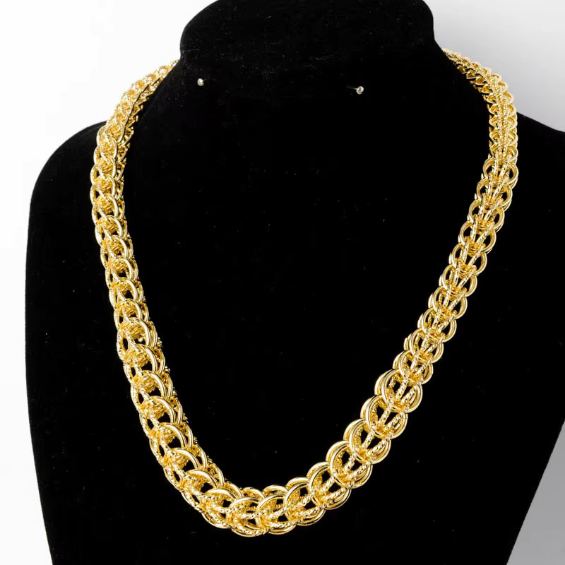 Halskette und Armband Set, Gold, Unisex - Bild 3
