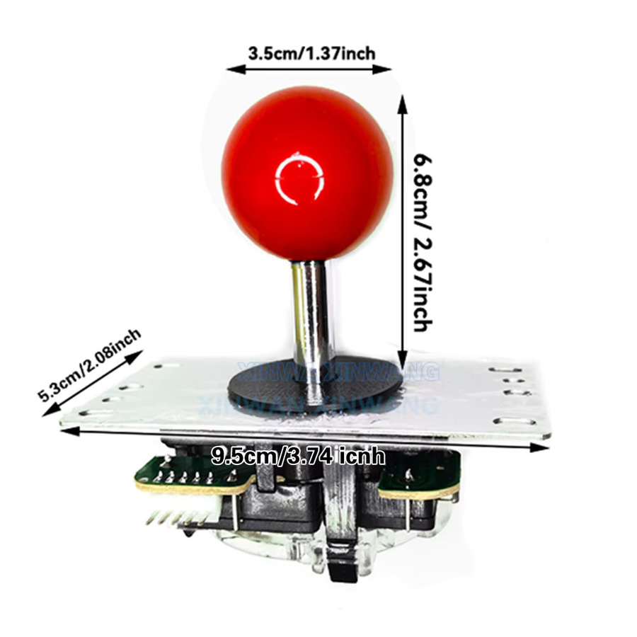 Sanwa Joystick 5-Pin Restrictor für DIY USB Arcade Stick Blue - Bild 1