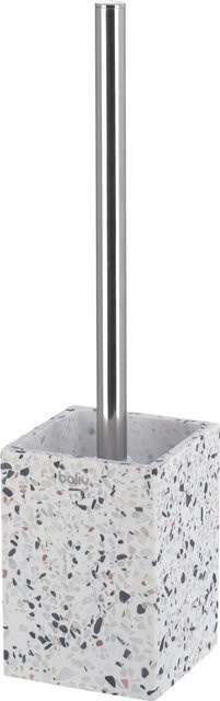 baliv WC-Bürstenhalter Retro Futures aus Polyresin in Terrazzo-Optik, Weiß/Mehrfarbig - Bild 1