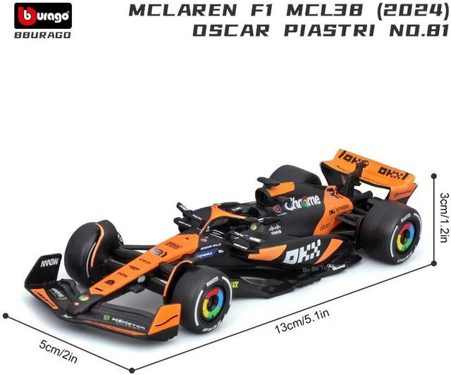 Bburago Alpine F1 Team A524, Legierungsauto, 1:43, ab 4 Jahren - Bild 1