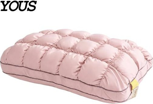Wolkenweiches und kühlendes Puffs-Schlafkissen aus Mikrofaser in Pink, waschbare Daunenalternative für Erwachsene - Bild 1
