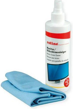 Roline Bildschirmreiniger TFT in Weiß inklusive Mikrofasertuch, 250 ml - Bild 1