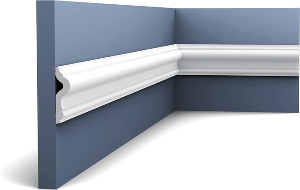 Orac Decor Axxent Zierleiste PX202 Wand- und Friesleiste in Weiß aus Kunststoff mit klassischem Design - Bild 1