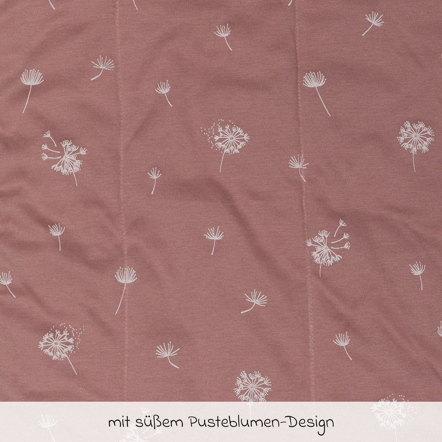 Fillikid Frotteelauflage für Wickelmulden Pusteblume Rosa B/T: 60 x 36 cm - Bild 2