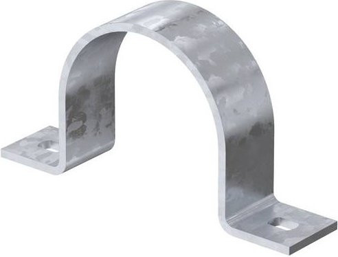OBO Bettermann Rohrschelle aus Metall in Silber, 100 Stück - Bild 1