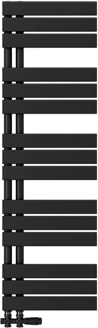 Emke Badheizkörper Handtuchwärmer Schwarz B: 40 cm, H: 130 cm, 570W - Bild 1