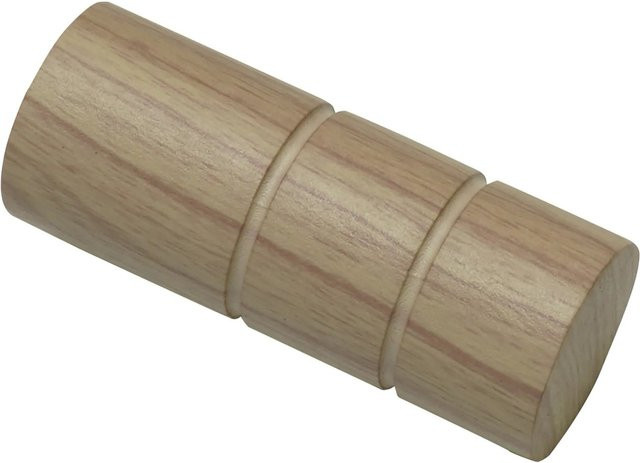 Gardinia Endknopf Zylinder Denver für Stangen mit Ø 25 mm, Braun - Bild 1
