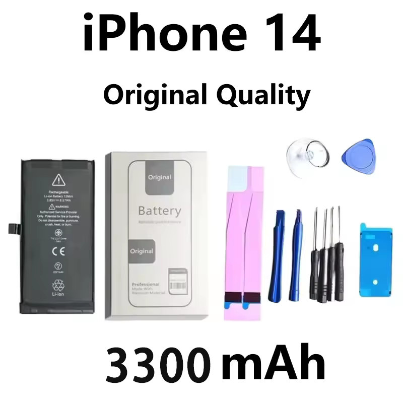 Apple Ersatzbatterie für iPhone 14, 14 Pro, 14 Pro Max und 14 Plus, Farbe: Schwarz - Bild 3
