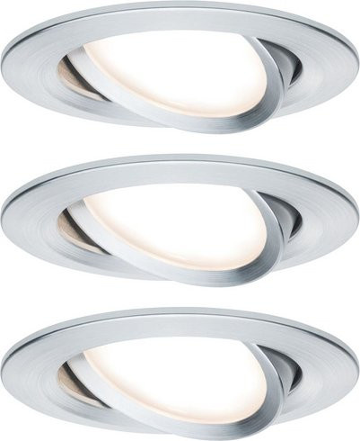 Paulmann Einbauleuchte Nova Coin LED, silber, Einbautiefe: 4,5 cm - Bild 1