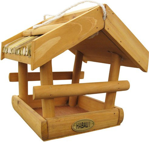 HABAU Vogelhaus Sperling aus Holz in Braun - Bild 1