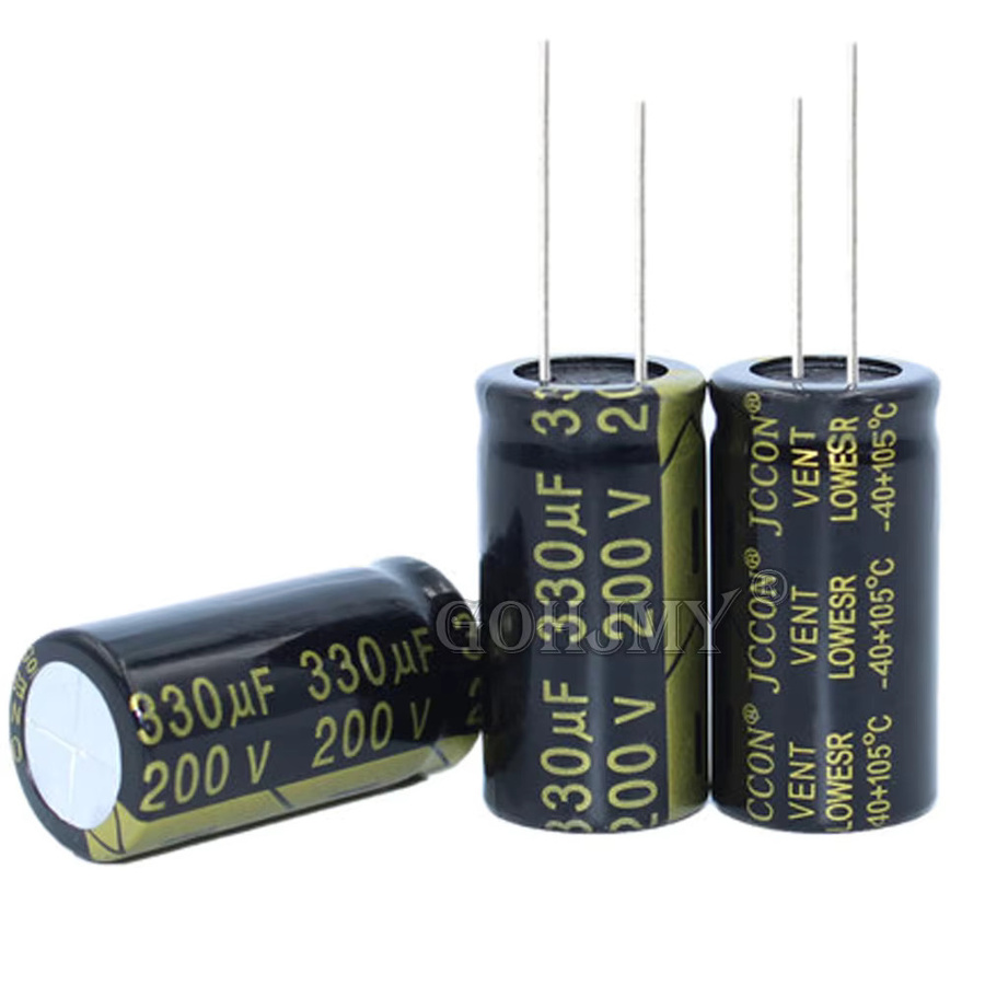 GOHJMY Hochfrequenz Aluminium Elektrolytkondensator in verschiedenen Spannungen und Kapazitäten - Bild 2