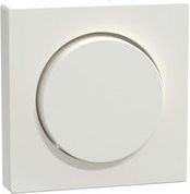 Merten Zentralplatte mit Drehknopf für Dimmer im System M, Farbe Polarweiß - Bild 1