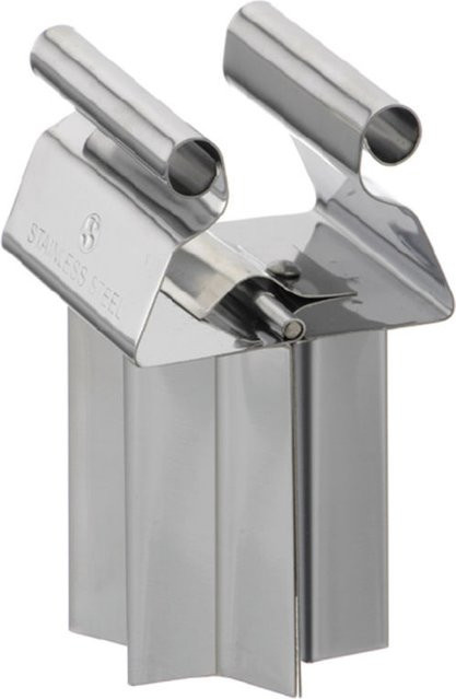 Schneider Zimtstern-Ausstecher aus Edelstahl, Durchmesser: 5 cm, Silber - Bild 1