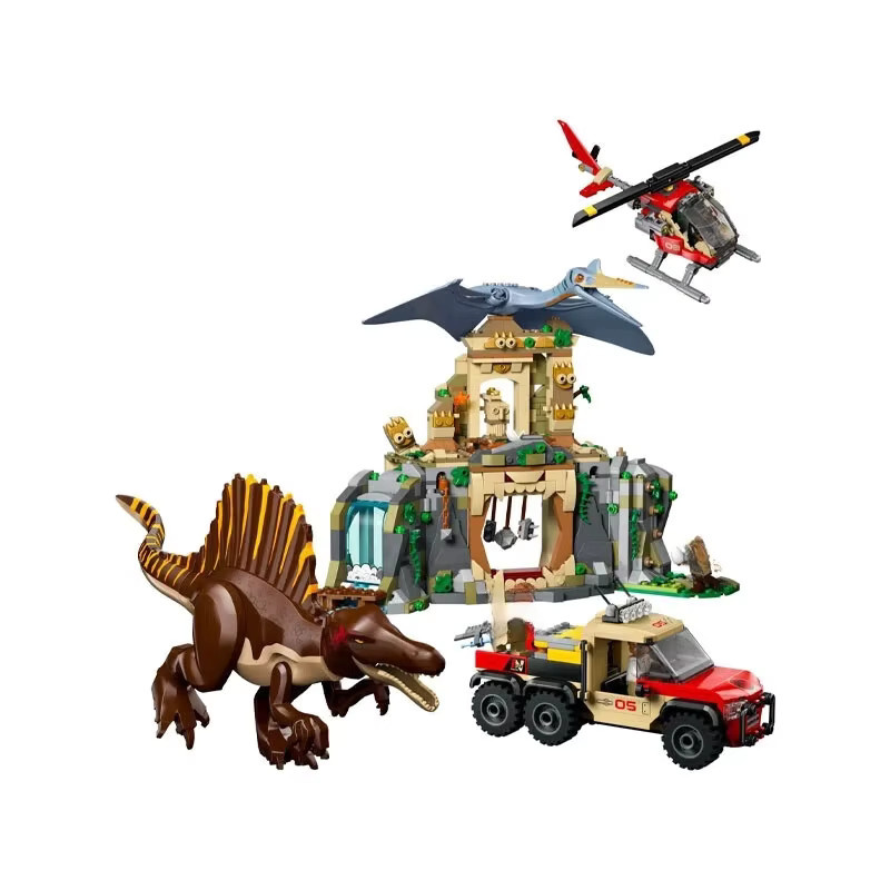 LEGO Dinosaurier-Weltpark 76976 Spinosaurus und Quetzalcoatlus Luftmission, Bausteine Modellbausatz - Bild 4