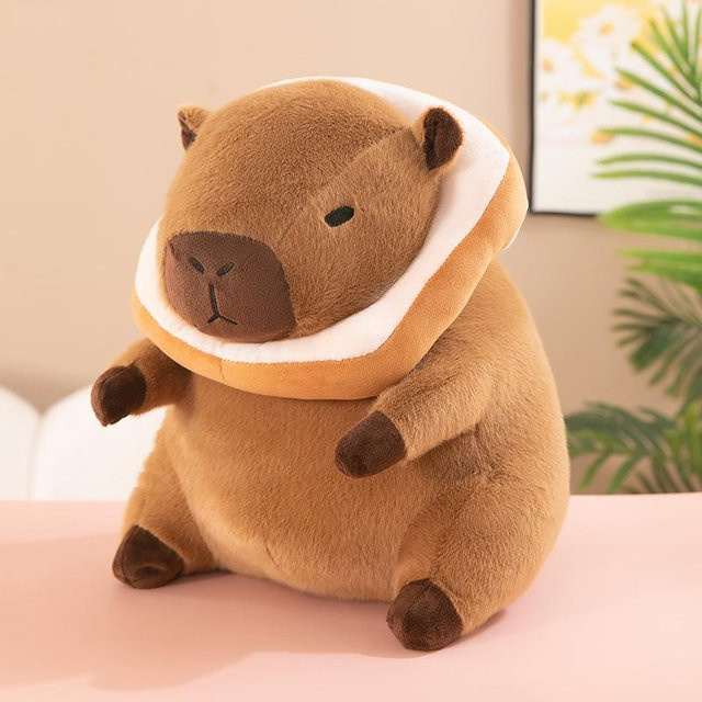 Yiran Health & Beauty Kawaii Capybara Plüschtier, 30cm - Bild 1
