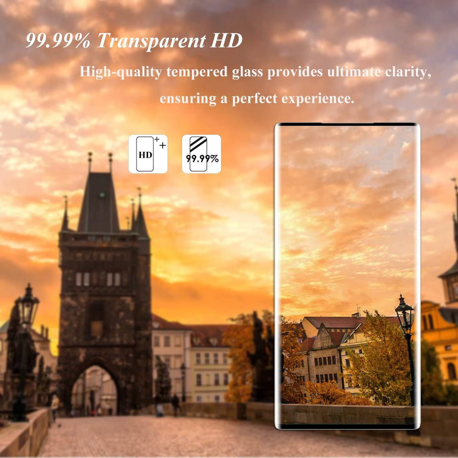 Kratzfester Displayschutz für Samsung Galaxy Note 10+ in Transparent/Rot - Bild 2