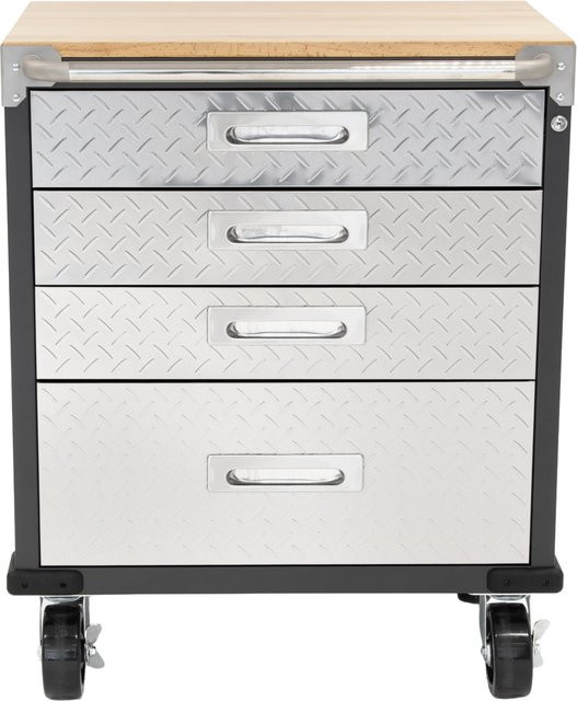 RIKTA ProLine Rollwagen aus Buche mit 4 Schubladen, B/T/H: 71 x 46 x 89 cm - Bild 1
