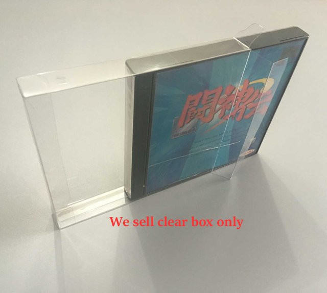 xunbeifang Transparente Schutzbox aus Kunststoff-PET für PS1-Spielkarten zur Aufbewahrung von Retro-Sammlungen - Bild 1