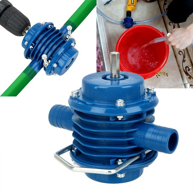 Robuste selbstansaugende Hand-Wasserpumpe für elektrische Bohrmaschinen für Haus und Garten - Bild 1
