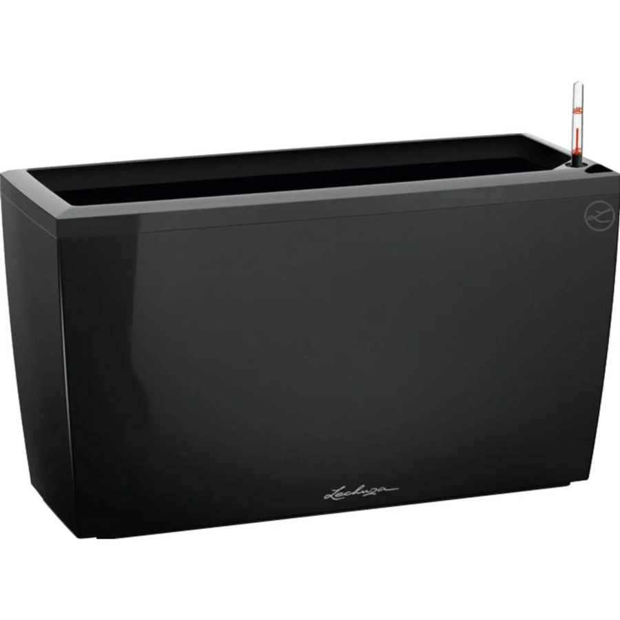 Lechuza Pflanzgefäß Cararo Premium in Schwarz Hochglanz, Höhe: 75 cm, Breite: 30 cm - Bild 2