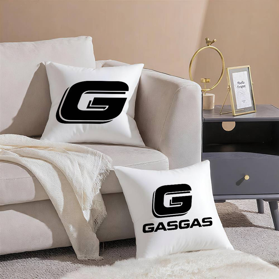 Gasgas Motorrad Kissenbezug mit Druck für Wohnzimmer und Schlafzimmer, Multicolor, B/B/H: 18 x 18 x 18 cm - Bild 3