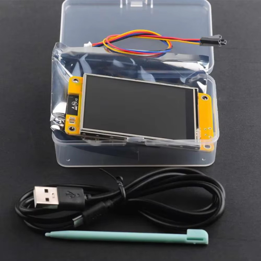 Wishiot ESP32-2432S028R ESP32 Entwicklungsboard mit 2,8-Zoll ILI9341 TFT LCD Display, resistivem Touchscreen und transparentem Acrylgehäuse - Bild 4