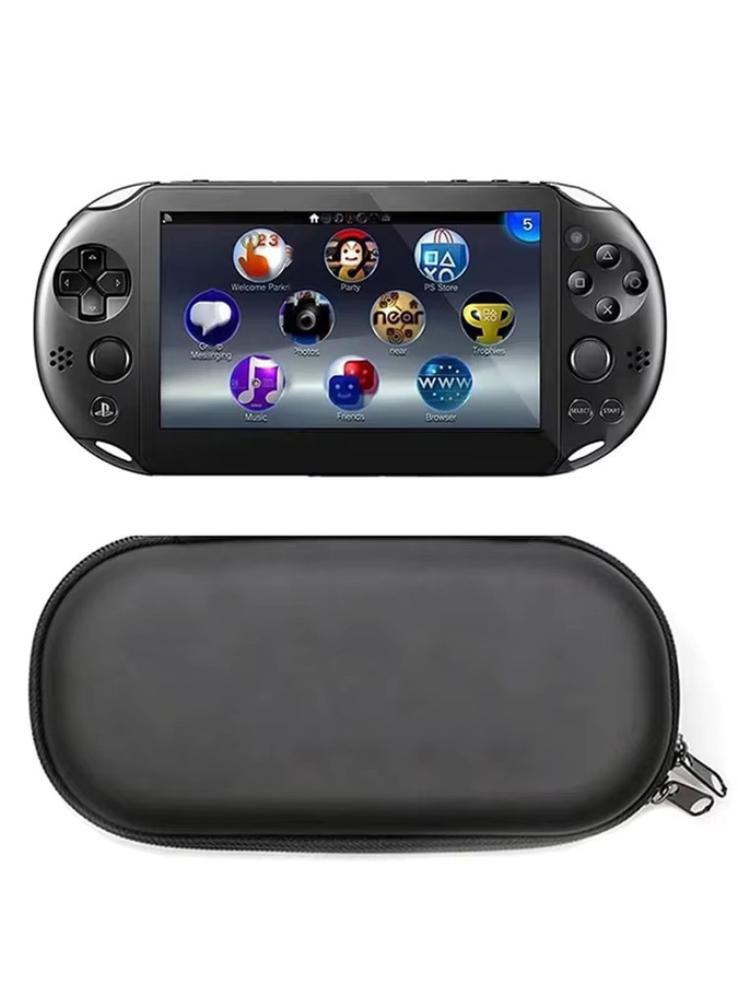 EVA Anti-Shock Hard Case für Sony PS Vita PSV 1000 2000 Slim und SF2000 Handheld Spielkonsole in Schwarz - Bild 6