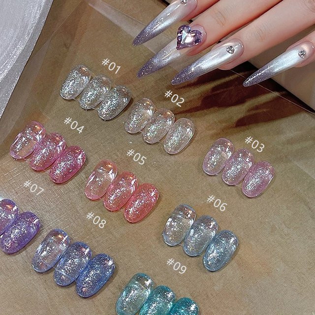 MIANEL Gel-Nagellack, Eis-Diamant, schimmernd, 12 ml - Bild 1