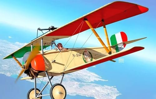 KP Modell Italienische Nieuport 11 Bebe, Plastikmodellbausatz, 1/72 Maßstab, beige - Bild 1