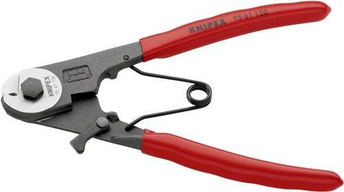 Knipex Bowdenzugschneider 95 61 150 in Schwarz und Rot mit Kunststoffbeschichtung - Bild 1