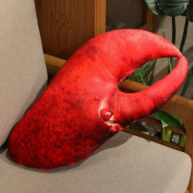 Yiran Health & Beauty Garnelen-Hummer-Plüschkissen, Plüschtier, 40cm - Bild 1