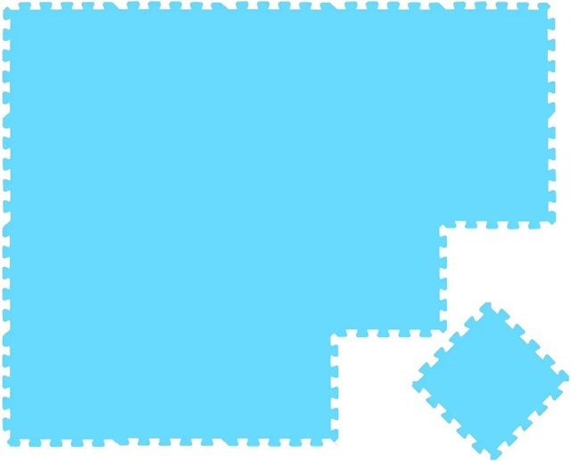 LittleTom Puzzlematte Blau EVA-Schaumstoff ab 1 Tag - Bild 1