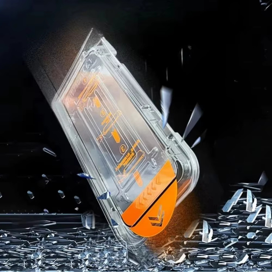 DIXSG 2er Pack Ultraklare Displayschutzfolie für iPhone 15 16 17 Pro Max und weitere Modelle mit One Click Installationsglas, Transparent - Bild 2