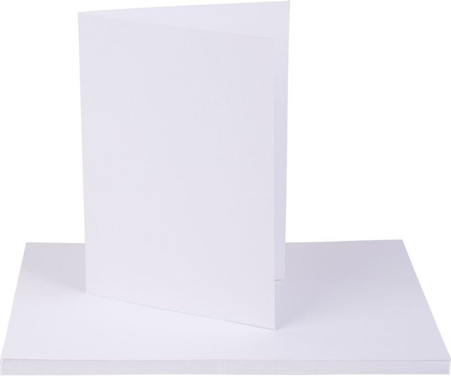 VBS Doppelkarten Weiß im Hochformat B: 21,0 cm, H: 25,0 cm, T: 25,0 cm - Bild 1