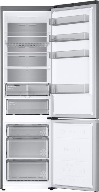 Samsung Kühl-Gefrierkombination RB38C7AGWS9 in Edelstahl Silver - Bild 1