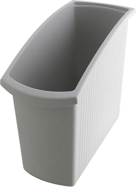 PROREGAL SparSet 4er Pack Rechteckige Kunststoff Papierkörbe 18 Liter Grau H x B x T: 45 x 34,5 x 19,4 cm - Bild 1