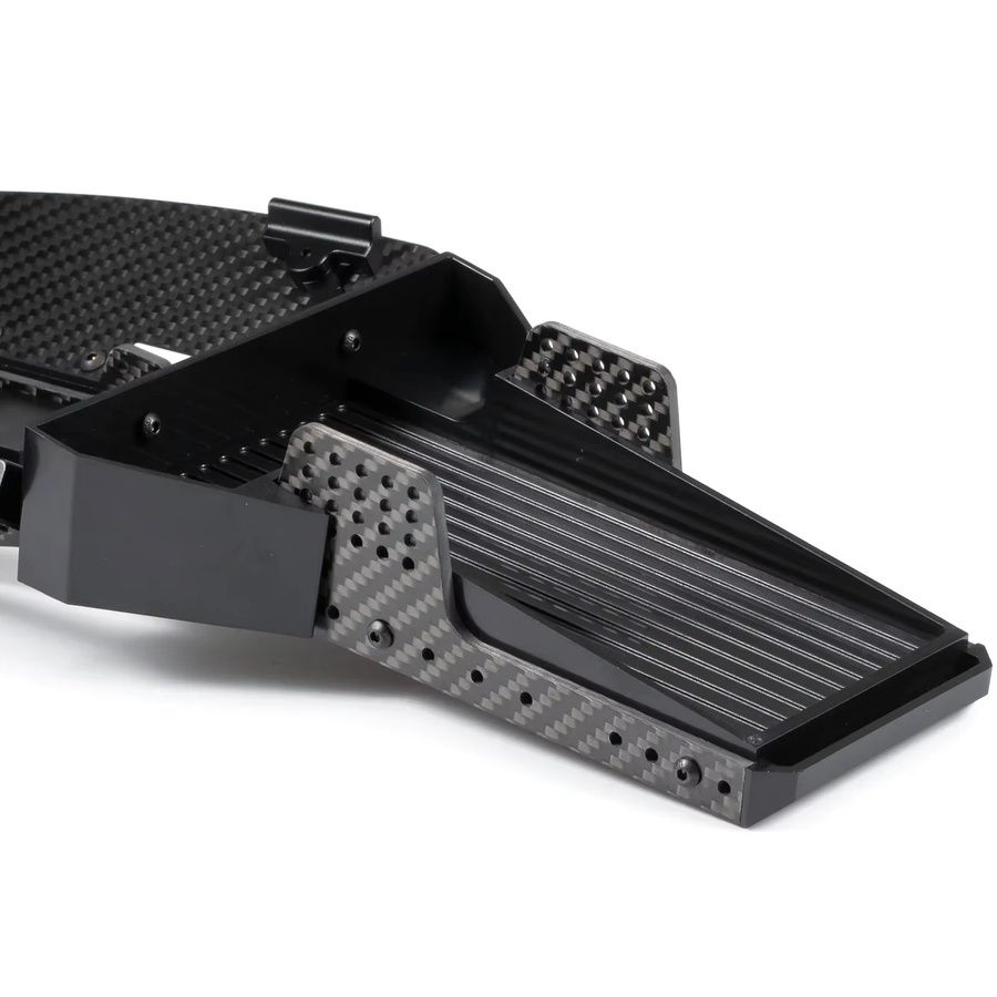 HooCrawler H4 1/10 Carbon LCG Chassis-Kit, mit Spritzguss-Heckkoffer - Bild 4