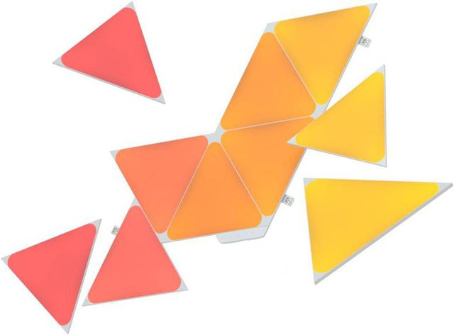 Nanoleaf Shapes Triangles Mini Erweiterung 10er-Set in Weiß - Bild 1