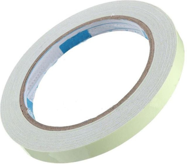 Happypilot Selbstklebendes fluoreszierendes Warnband für Treppen und Boden, wasserdicht und verschleißfest, Farbe: Grau/Grün, Breite: 2 cm, Länge: 3 m - Bild 1