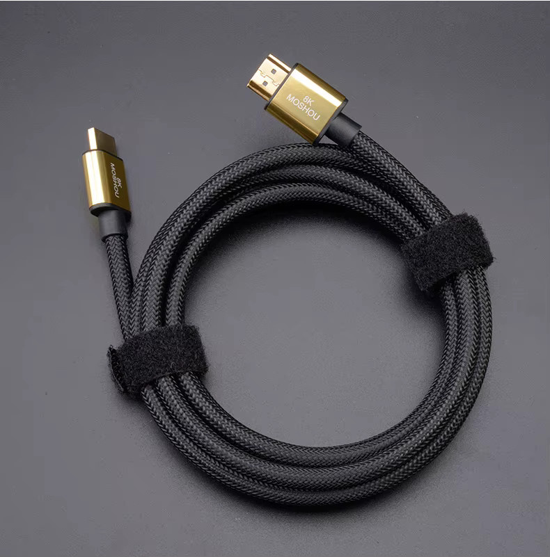 MOSHOU 2.1 Ultra High Speed HDMI-Kabel für 8K und 4K120Hz mit 48Gbps, eARC, Ethernet und HDR für Gaming und Soundbars - Bild 4