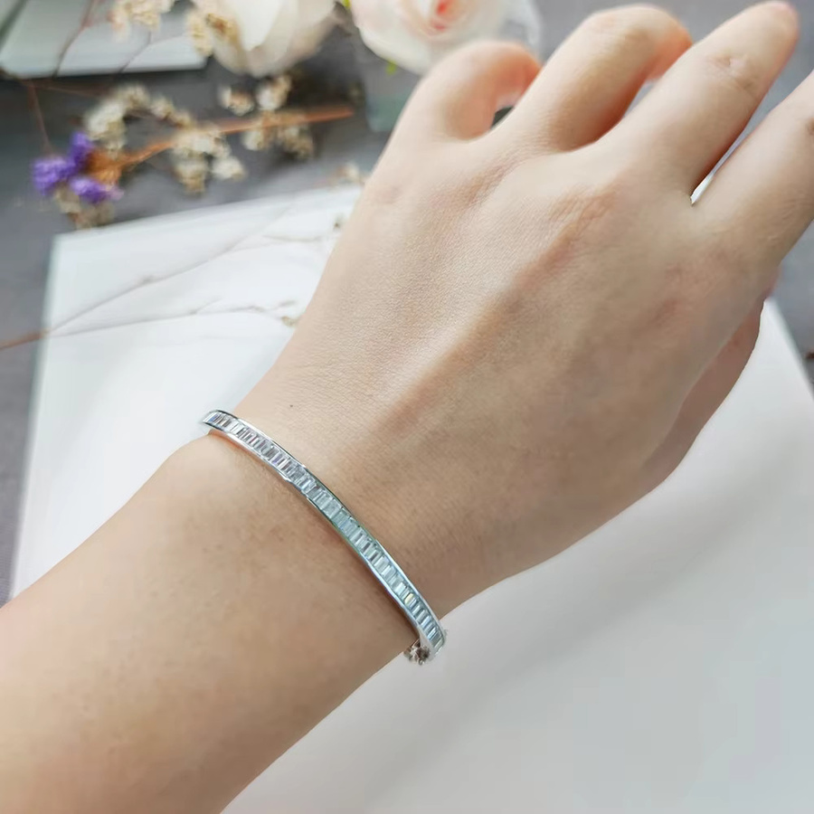 YLMyself Armreif 925 Silber, Zirkonia, Unisex - Bild 2